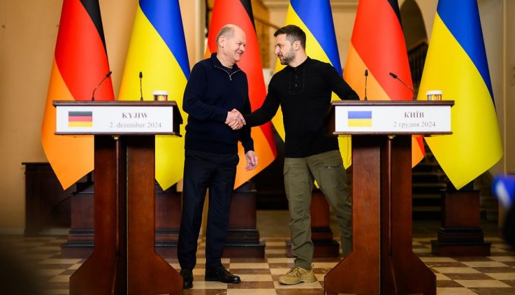 Almanya Başbakanı Olaf Scholz Ukrayna’da