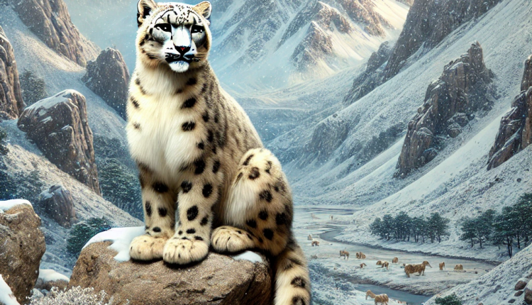Kırgızistan’daki İlk Kapsamlı Araştırmaya Göre 285 Kar Leoparı Tespit Edildi