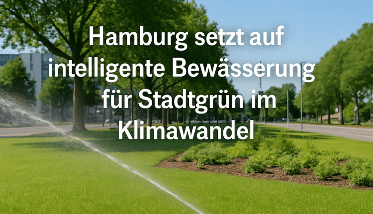 Hamburg setzt auf intelligente Bewässerung für Stadtgrün im Klimawandel- İklim Değişikliğine Karşı Kent Yeşiline Akıllı Sulama ile Yanıt Veriyor