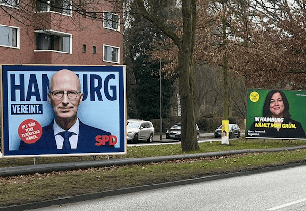 „Hamburg vereint – mit Herz und Verstand“                                                              Rot-Grün regiert weiter in Hamburg’da Kırmızı-Yeşil Koalisyon Devam Ediyor