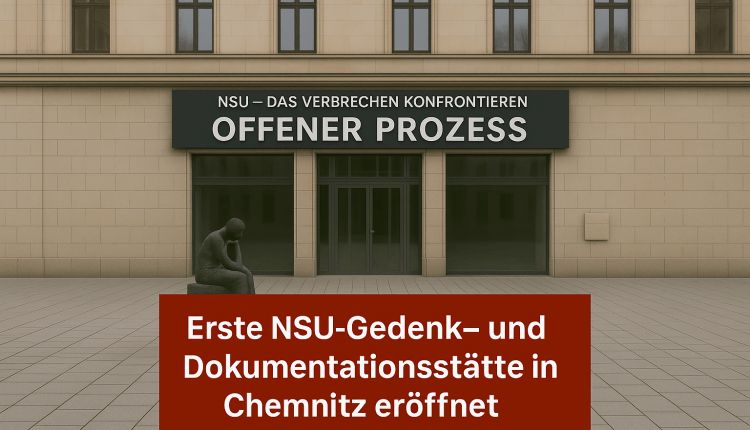 Erstes bundesweites NSU-Dokumentationszentrum in Chemnitz eröffnet- “NSU’ya Karşı İlk Belgeleme ve Yüzleşme Merkezi Chemnitz’te Açıldı”
