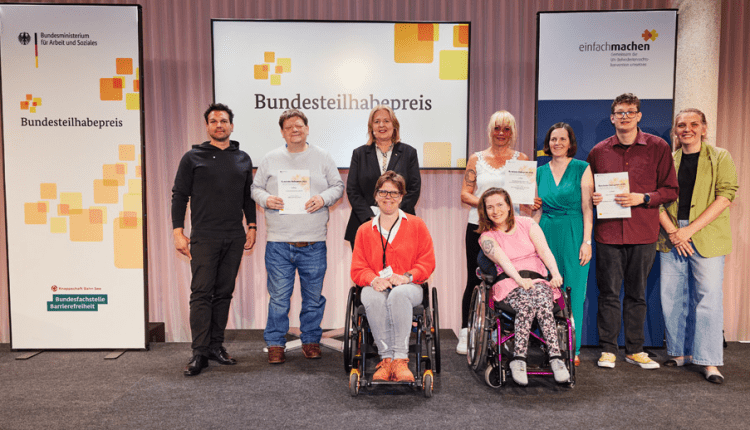 Bundesteilhabepreis 2025 verliehen- Federal Kapsayıcılık ve Katılım Ödülü 2025 verildi