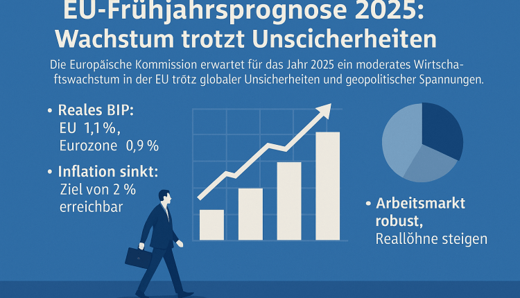 EU-Frühjahrsprognose 2025: Wachstum trotzt Unsicherheiten- AB’de Küresel Belirsizliklere Rağmen Ilımlı Büyüme Bekleniyor