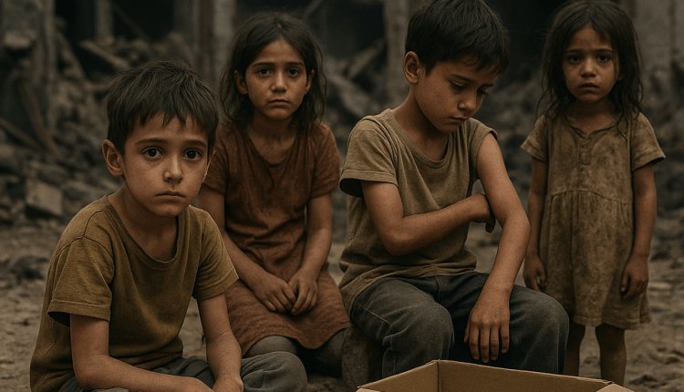 Hilfskürzungen bedrohen Millionen Kinderleben/“Yardım kesintileri çocukları tehdit ediyor.”