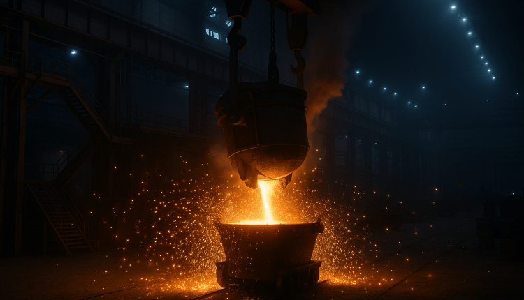 „Stahl ist das Rückgrat der Wirtschaft.“/“Çelik ekonominin omurgasıdır.”