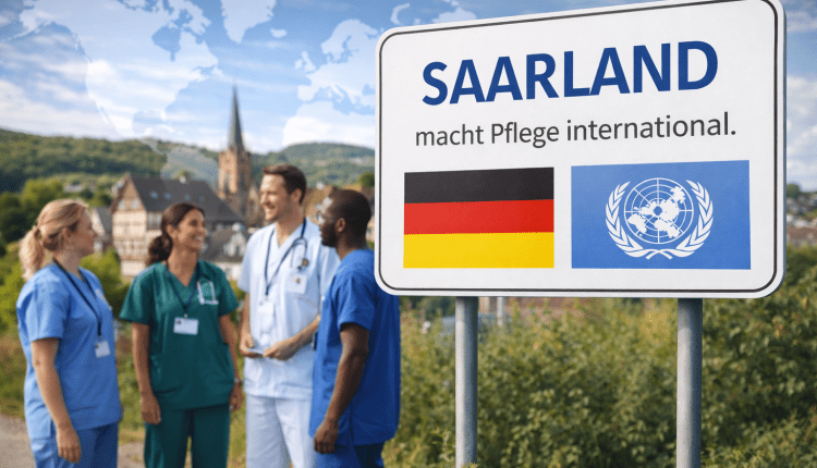 Saarland fördert die Anwerbung internationaler Pflegefachkräfte/Yurtdışından bakım personeli istihdamına destek