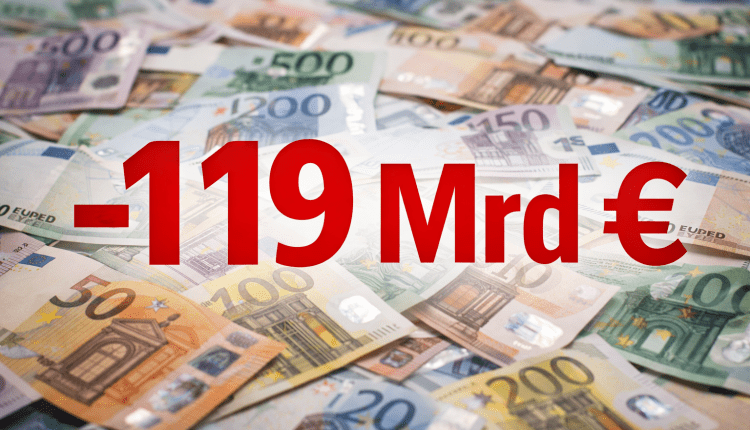 Staatsdefizit steigt auf 119 Milliarden Euro/Bütçe açığı 119 milyar avroya çıktı