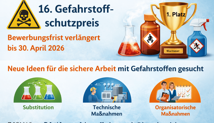 Bewerbungsfrist bis zum 30. April 2026 verlängert