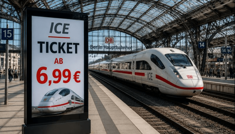 ICE ab 6,99 € – ab 9. Mai/9 Mayıs’tan itibaren ICE biletleri 6,99 €’dan başlıyor
