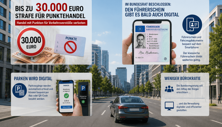Bis zu 30.000 Euro Strafe für Punktehandel/Ceza puanı ticaretine 30 bin euroya kadar ceza