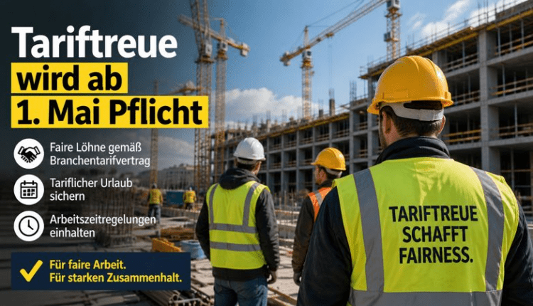Tariftreue wird ab 1. Mai Pflicht/1 Mayıs’tan itibaren tarifeye uyum zorunlu hale geliyor
