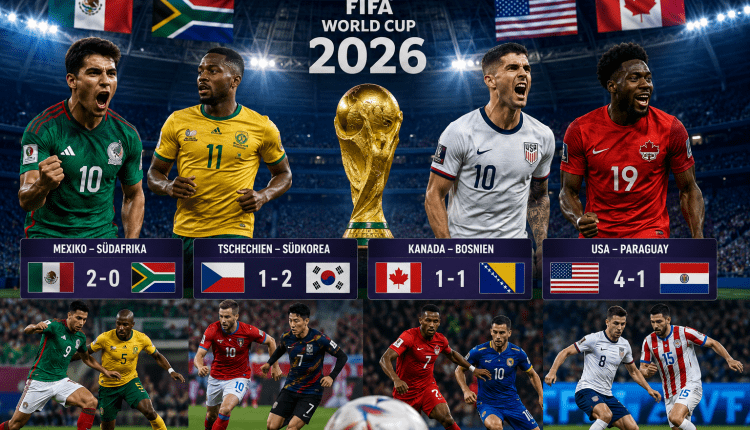 Gastgeber starten erfolgreich in die WM 2026 Dünya Kupası’na ev sahipleri hızlı başladı