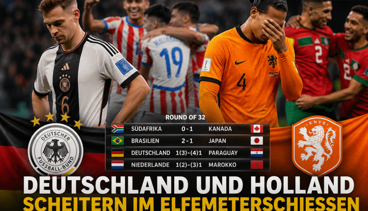 Deutschland und Holland scheitern im WM-Drama/ Almanya ve Hollanda Dünya Kupası’na veda etti