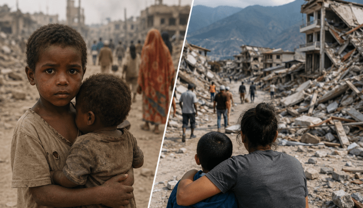 Kinder in Sudan und Venezuela in großer Not/Sudan ve Venezuela’da çocuklar çok zor durumda