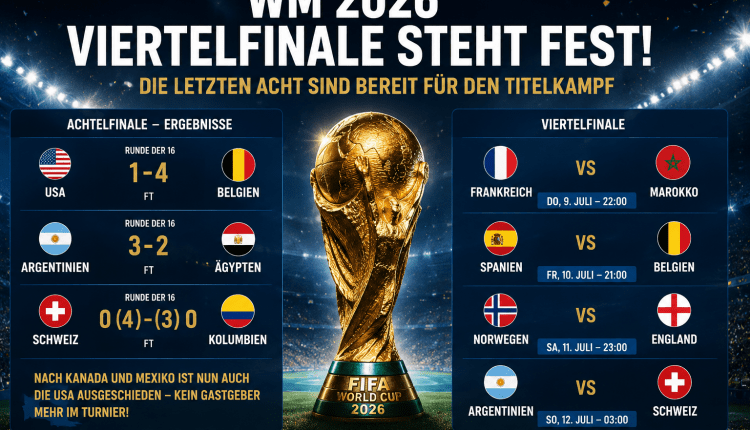 WM 2026: Viertelfinale komplett – USA ausgeschieden /2026 Dünya Kupası’nda çeyrek final eşleşmeleri belli
