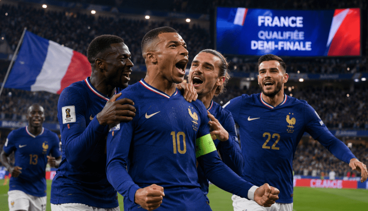 Frankreich steht im Halbfinale/Fransa ilk yarı finalist oldu