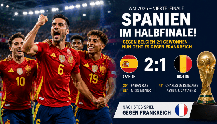 Spanien folgt Frankreich/İspanya yarı finalde