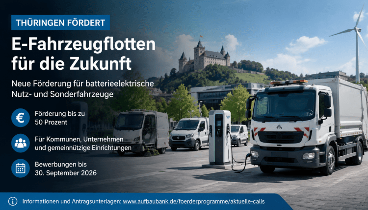 Thüringen fördert E-Fahrzeugflotten/Thüringen’de elektrikli araç filolarına destek