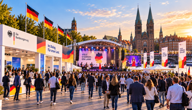 Einheitsfest in Bremen: Bundesregierung lädt zum Dialog/ Federal Hükümet diyaloğa davet ediyor