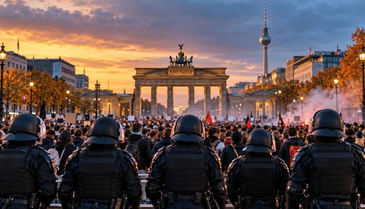 Polizei vor Großeinsatz/Almanya’da protesto hazırlığı