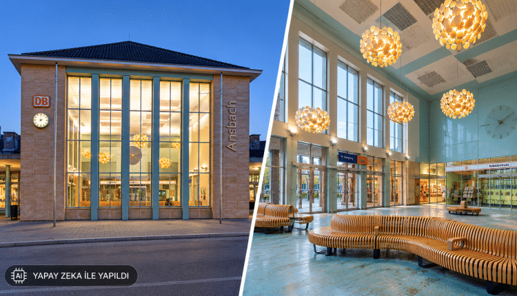 Ansbach hat Deutschlands besten Bahnhof/ Almanya’nın en iyi garı Ansbach