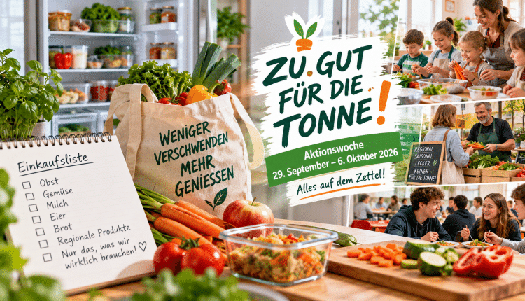 Jährlich landen 10,8 Mio. Tonnen Lebensmittel im Müll/ Her yıl 10,8 milyon ton gıda çöpe gidiyor