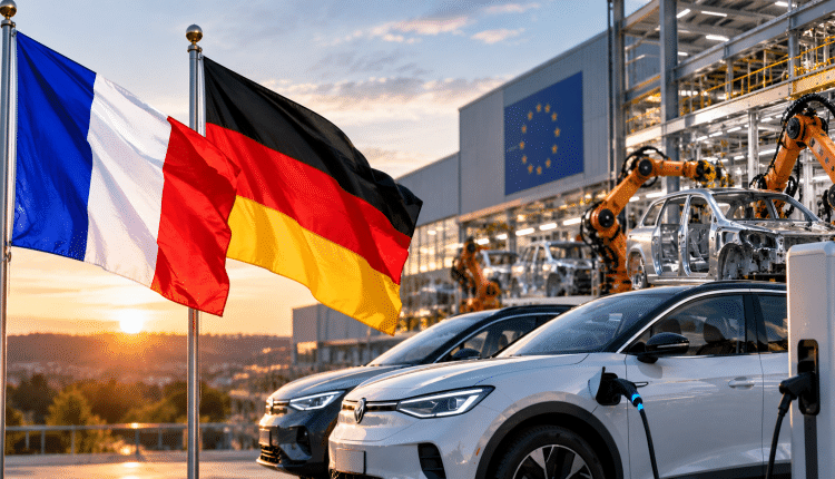 Deutschland und Frankreich einigen sich über Autoindustrie/Almanya ve Fransa Otomotiv Sektöründe Anlaştı