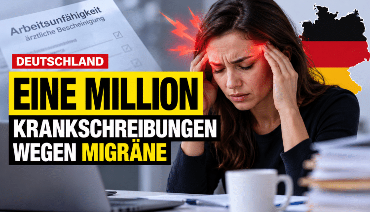 Eine Million Krankschreibungen wegen Migräne/Migren Nedeniyle Bir Milyon İş Göremezlik Vakası